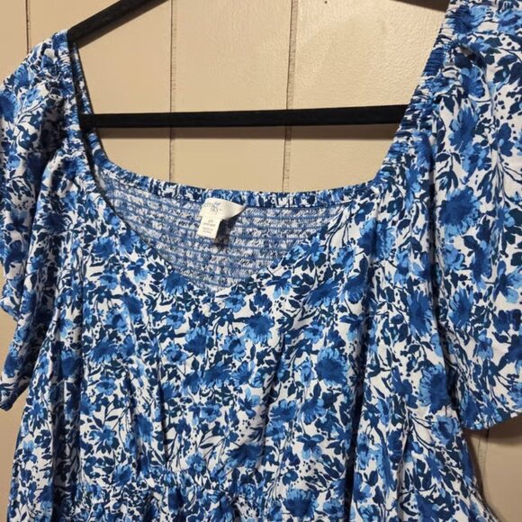 Terra & Sky floral dress - Picture 3 of 4